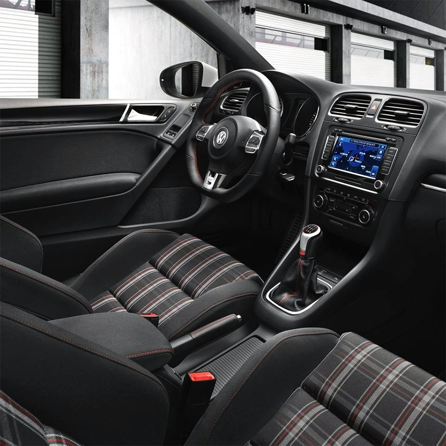 Tissu écossais origine pour Volkswagen Golf 6 GTI