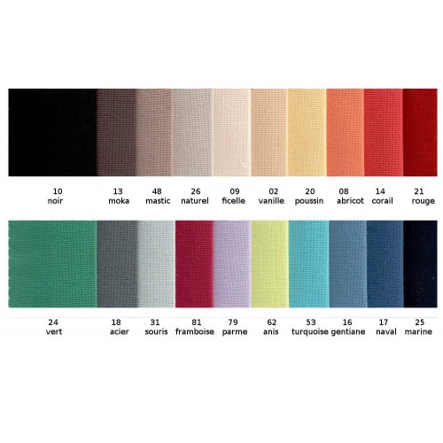 Tissu obscurcissant uni non feu M1 en 140 cm ou 280 cm COLLEGE - Sotexpro