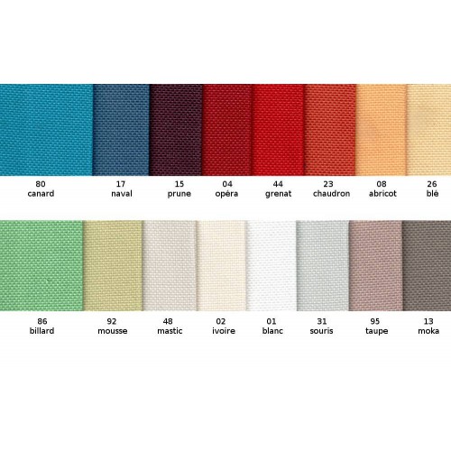 Tissu obscurcissant uni non feu M1 en 140 cm ou 280 cm CORTE - Sotexpro