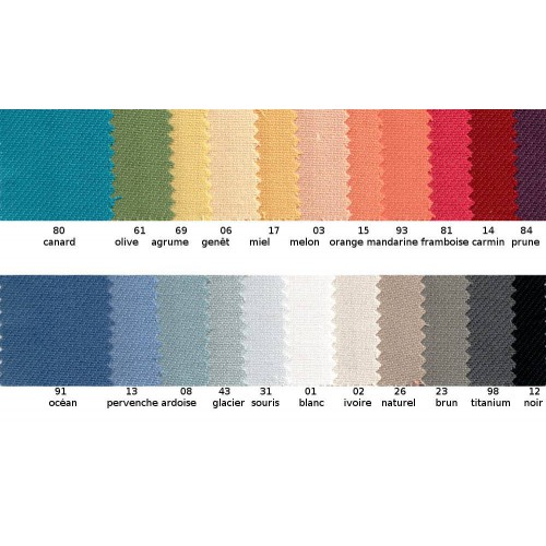 Fireproof obscuring fabric COLLIOURE in 140 cm and 280 cm - Sotexpro