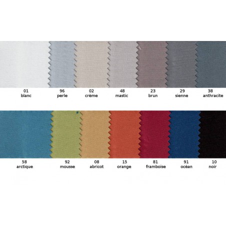 Echantillon Tissu occultant uni non feu M1 en 280 cm NOCTURNE - Sotexpro