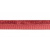 Velvet piping 11 mm - Houlès color strawberry 31300-9400