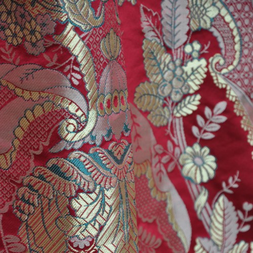 Maintenon fabric - Tassinari & Chatel coloris flamboyant 1702-01