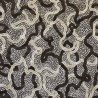 Pompei velvet fabric - Casal color moka ivory 12721-7355