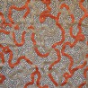 Pompei velvet fabric - Casal color carrot peel 12721-7646