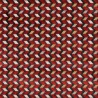 Peli velvet fabric - Jane Churchill color red / gold J0038-03