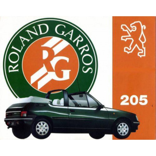 Capote et accessoires capote pour Peugeot 205 Roland Garros Cabriolet