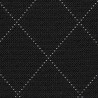 Genuine automotive scotish fabric for Skoda Fabia & Karoq color black skod18269
