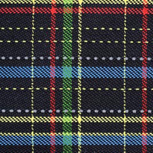 Genuine automotive scotish fabric for Skoda Fabia & Roomster color multicolored skod18090