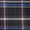 Genuine automotive scotish fabric for Skoda Fabia color blue skod18092