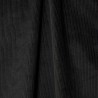 Riga M1 velvet fabric - Lelièvre color black 0806-18