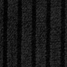 Genuine striped velvet fabric for Volvo 200 color Black BLACK volv24069