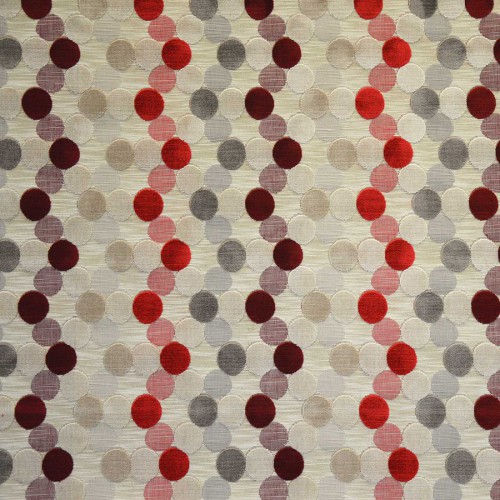 Saturne velvet fabric - Casal color cherry-12722-75