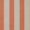 Papier peint Moyenne Rayure de Nobilis color Orange MNT37