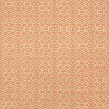 Papier peint Geometric Silk de Jane Churchill coloris Cuivre-J8001-04