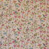 Flowers and birds fabric from Casal 30411/8090 grenat-rose