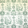Diane Chasseresse fabric from Casal 30276_33 Green