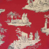Plaisir d'Ete fabric from Casal 30341_75 Red