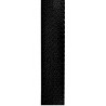 Black flexible polyester strap 40 mm wide