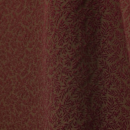Rameaux fabric - Lelièvre color crimson 4245-01