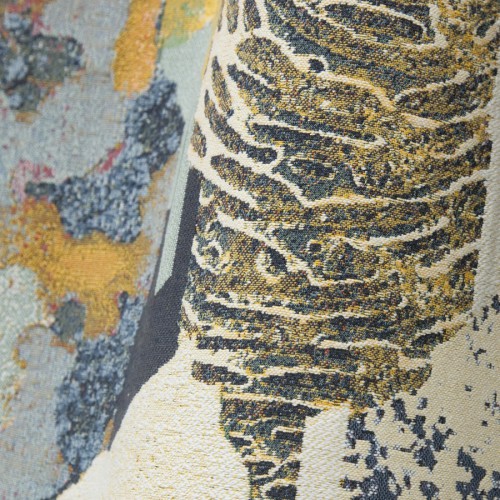 Tissu Merlin - Lelièvre coloris heure bleué 0610-01