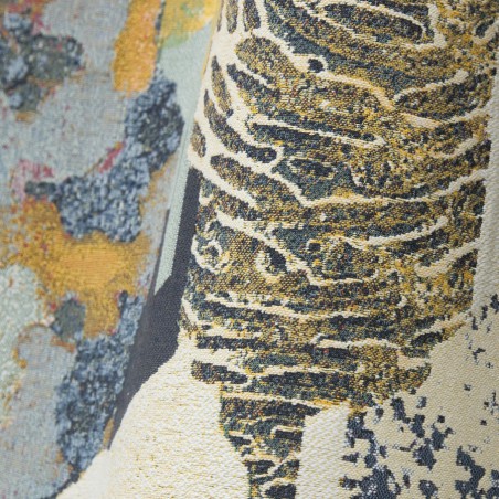 Tissu Merlin - Lelièvre coloris heure bleué 0610-01