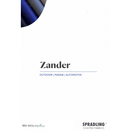 Plaquette d'échantillons simili cuir Zander Spradling