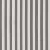 Tissu Sunbrella Stripes : Yacht Stripe Charcoal Grey 3723