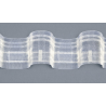 Wave effect pleating tape 80 mm