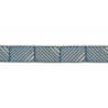 Hera embroidered braid 53 mm by Michael Aiduss - Houlès Sapphire 32196-9600