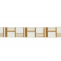 Minos embroidered braid 55 mm by Michael Aiduss by Houlès Ocre 32195-9100