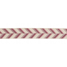 Thalia embroidered braid 55 mm by Michael Aiduss Houlès - Amethyst 32193-9400