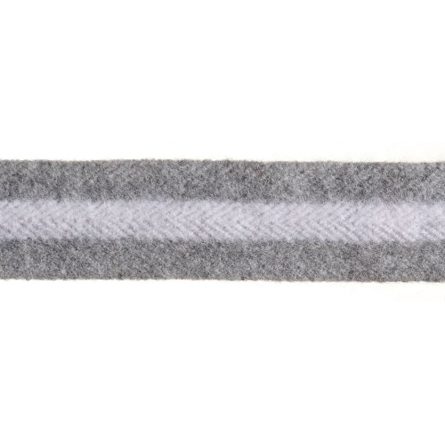 Striped wool braid 30 mm Neva collection Houlès - Aspen 32010-9900