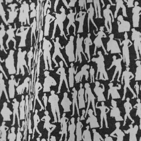 Tissu Silhouettes - Jean Paul Gaultier