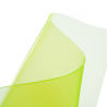 Plastique cristal souple jaune transparent 0.6 mm (60/100)