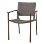 Dining armchair Pheniks by Sifas - Moka AL04 - Taupe ST04