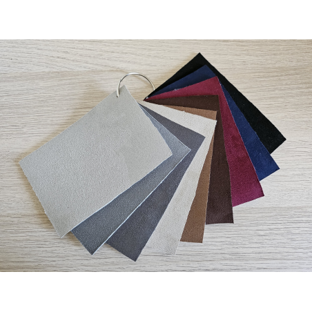 Liasse échantillon tissu microfibre suédine pour ciel de toit