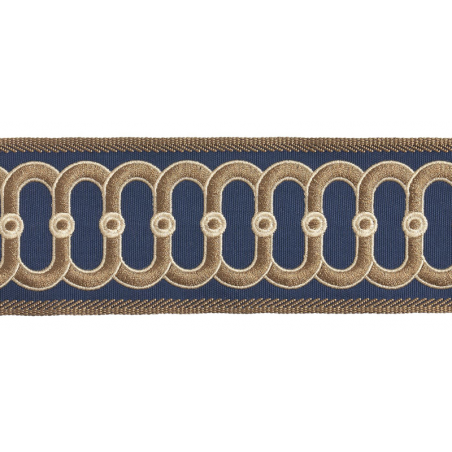 Embroidered braid 75mm Zelda - Houlès