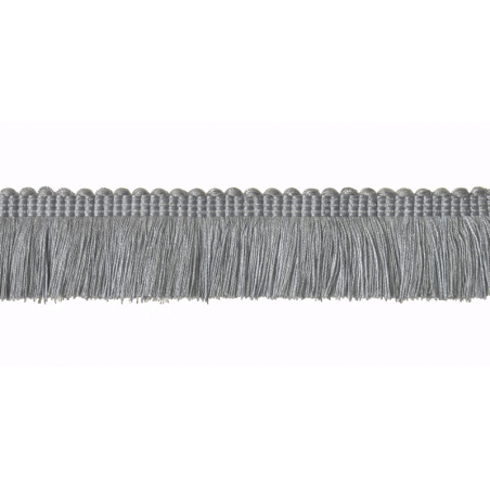 Unicolor mat moss fringe 45mm from moss fringe collection - Houlès