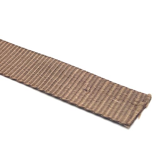 Strong beige polyester webbing 25mm