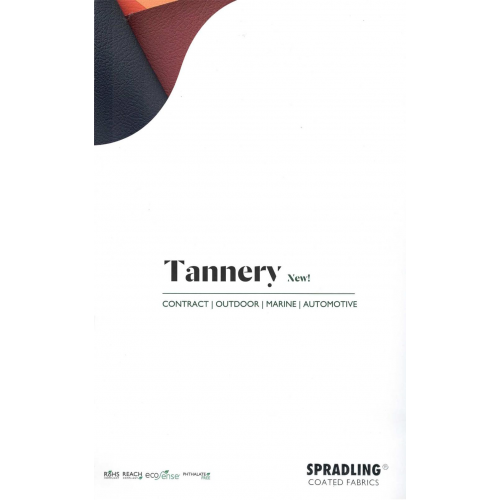 Plaquette d'échantillons simili cuir Tannery Spradling