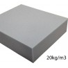 Plaque de mousse Polyether souple 20kg/m3 épaisseur 20 mm en 140 x 200 cm