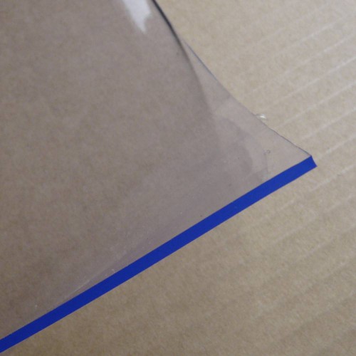 Flexible cristal clear plastic 4 mm (400/100) 300 cm x 124.5 cm