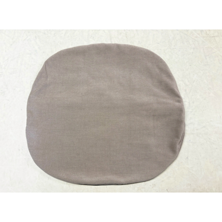 Housse d'assise de chaise tulipe Saarinen Knoll ® en velours Amara de Casal taupe 7777