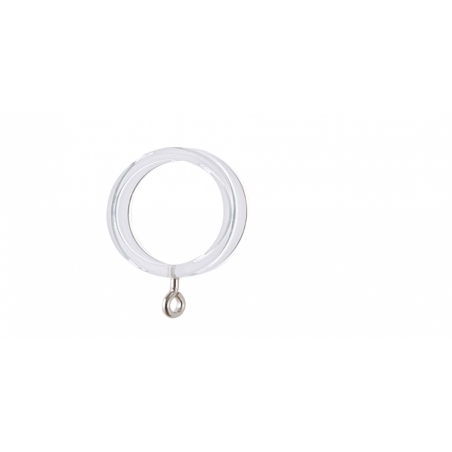 Anneaux AURO plexiglass pour tringle de 25mm - Houlès