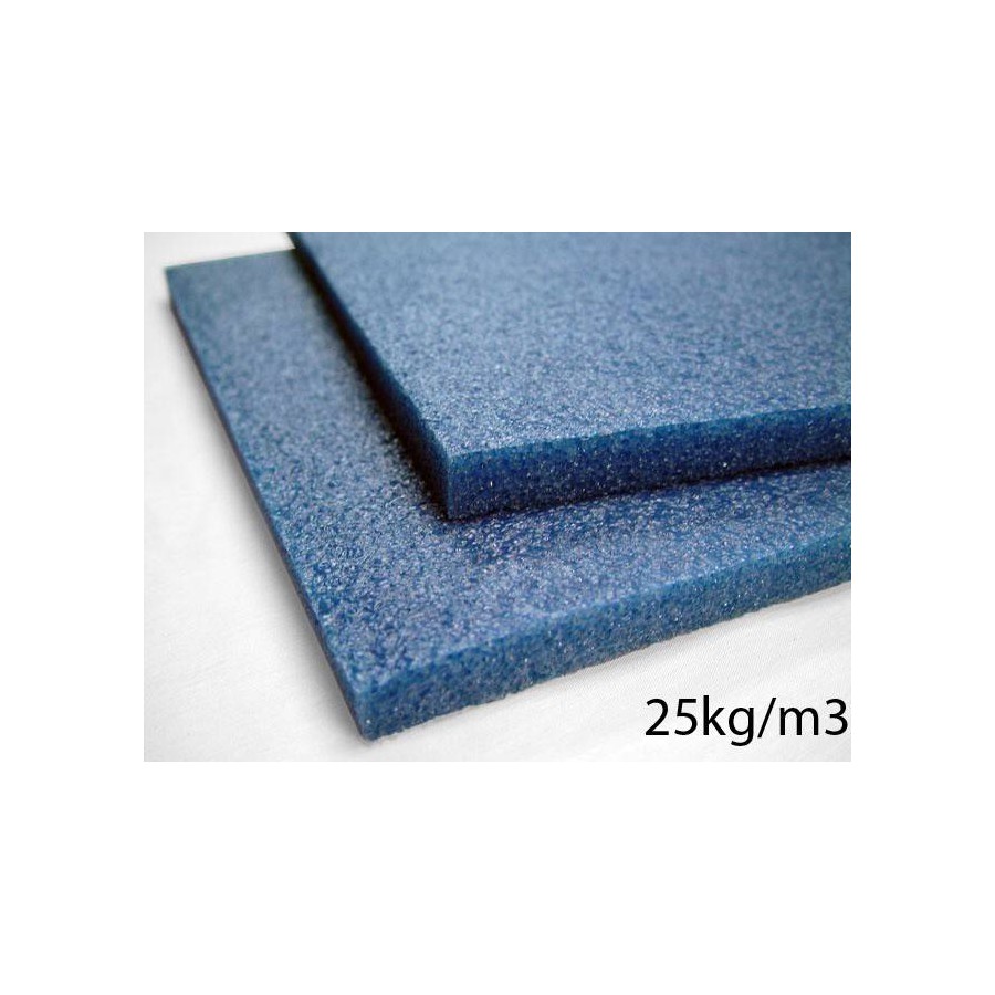 Mousse polyéthylène 45kg/m3 - [5] x 200 x 300 mm - BLEUE