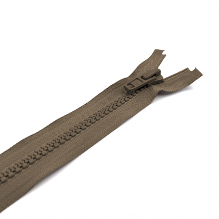 YKK zipper separable single zipper chain 10 mm taupe