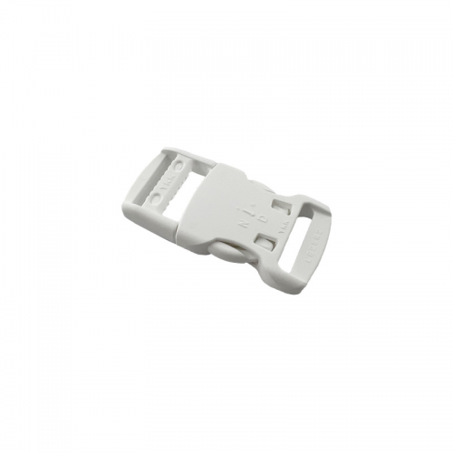 Boucle clips plastique pour sangles YKK blanc