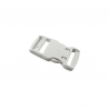 Boucle clips plastique pour sangles YKK blanc