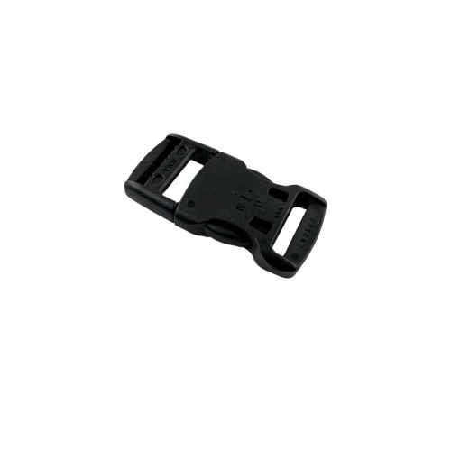 Boucle clips plastique pour sangles YKK noir